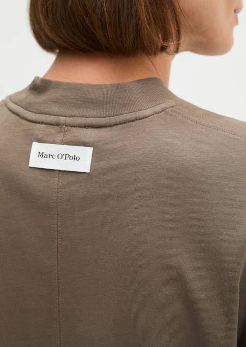 T-shirt oversize Stone Taupe in detail view