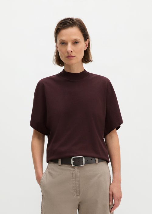 T-shirt oversize — Black Cherry
