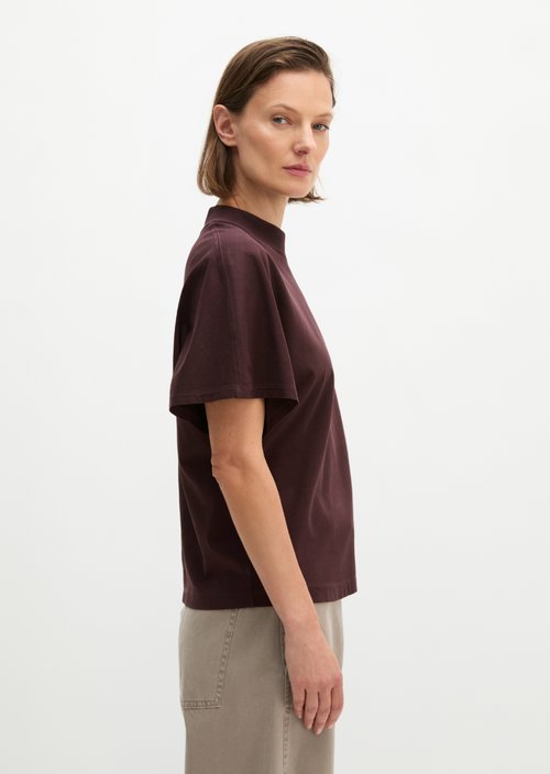 T-shirt oversize — Black Cherry