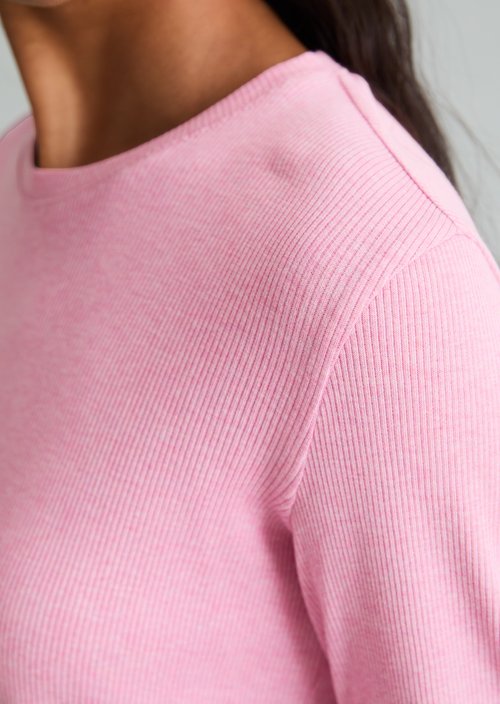 Slim-fit long-sleeve shirt — Smoky Grape