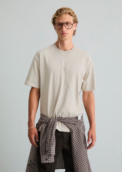 Relaxed-fit T-shirt — Distant Grey