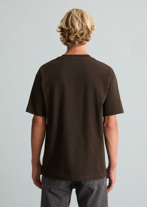 Relaxed-fit T-shirt — Chocolate Brown