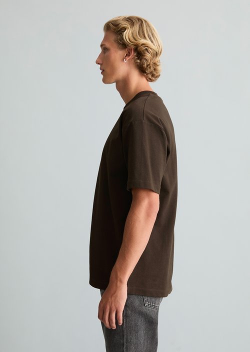 Relaxed-fit T-shirt — Chocolate Brown