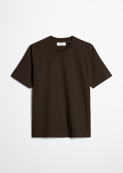 Relaxed-fit T-shirt — Chocolate Brown