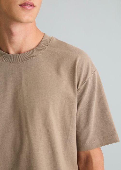 Relaxed-fit T-shirt — Cold Taupe