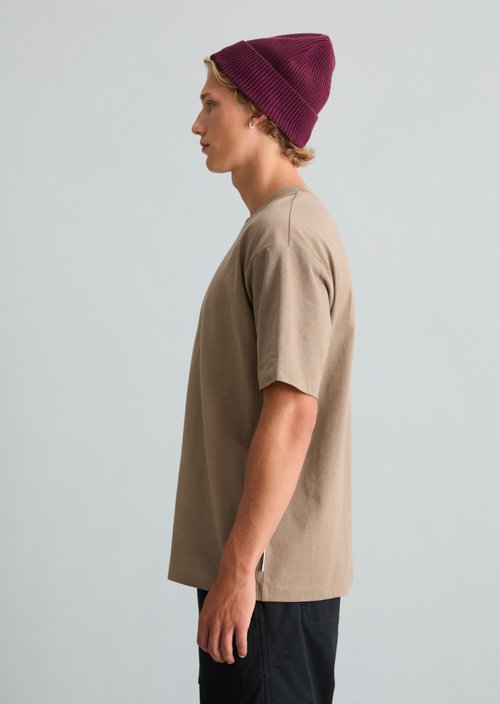 Relaxed-fit T-shirt — Cold Taupe