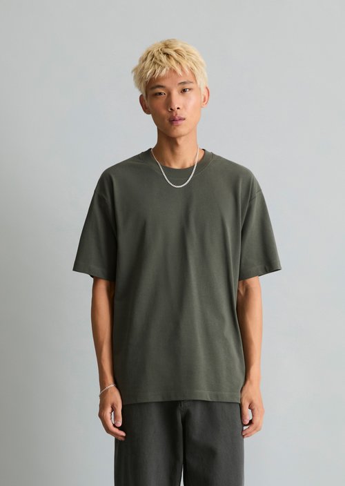 Relaxed-fit T-shirt — Green Jasper
