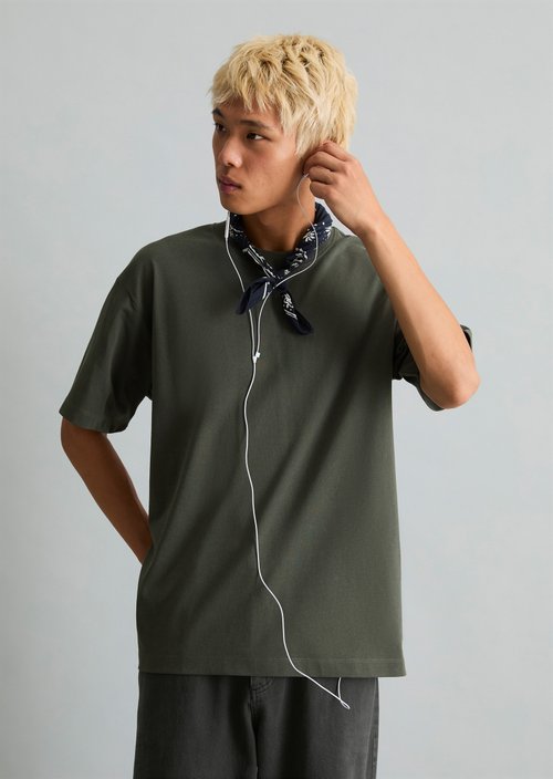 Relaxed-fit T-shirt — Green Jasper