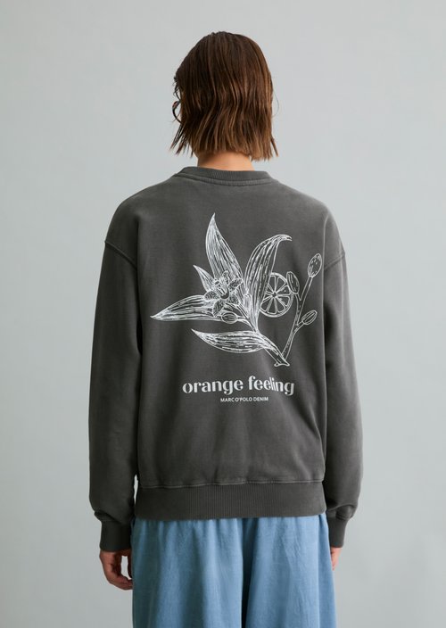 Relaxed-fit sweatshirt — Light Graphite