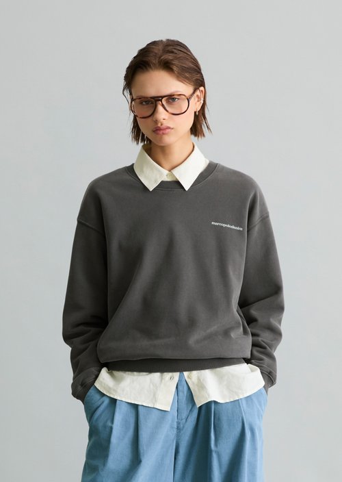 Relaxed-fit sweatshirt — Light Graphite