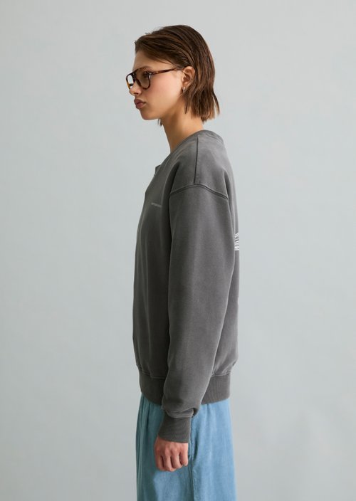 Relaxed-fit sweatshirt — Light Graphite