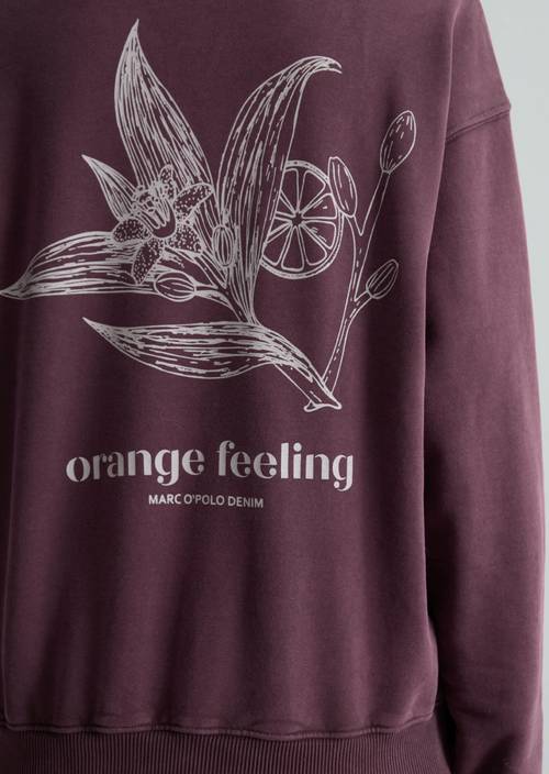 Relaxed-fit sweatshirt Mahagony Jam in detail view