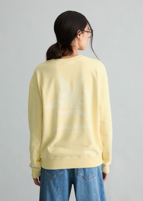 Relaxed-fit sweatshirt — Paris Yellow