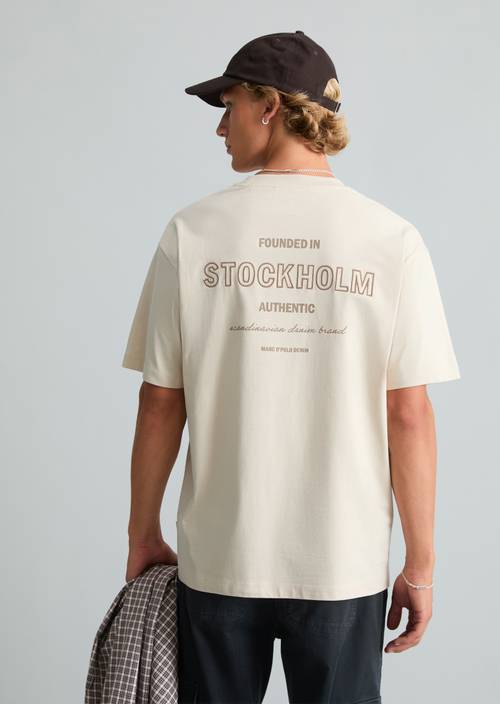 T-shirt ample Chalky Sand en vue de face
