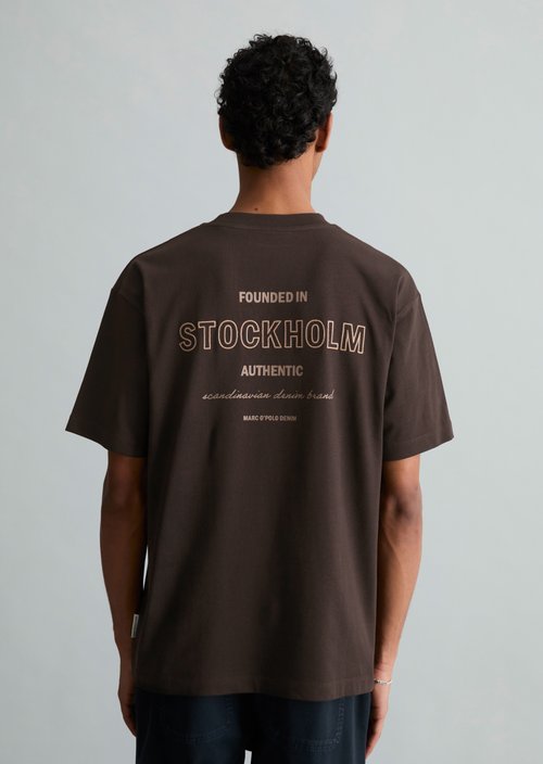 Relaxed-fit T-shirt — Chocolate Brown