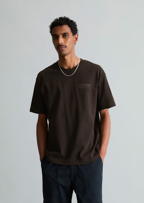 Relaxed-fit T-shirt — Chocolate Brown