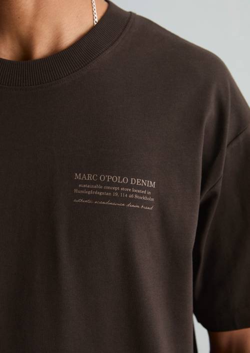 T-shirt ample Chocolate Brown en vue détaillée