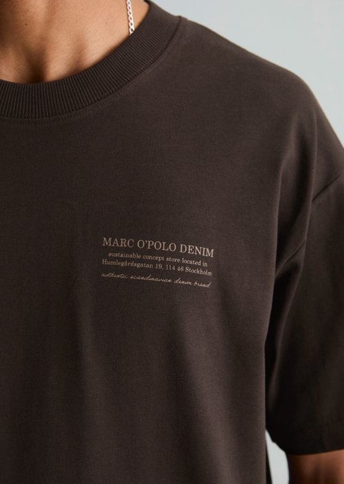 Relaxed-fit T-shirt — Chocolate Brown