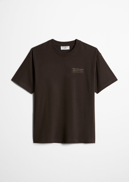 Relaxed-fit T-shirt — Chocolate Brown