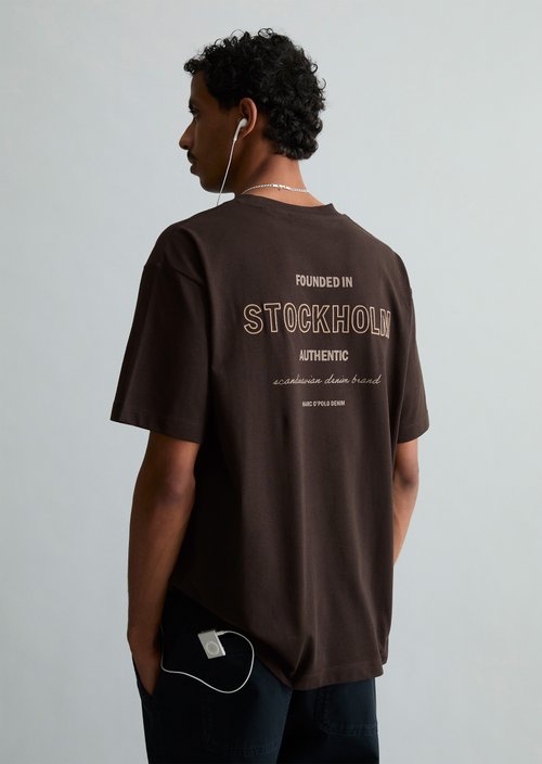 Relaxed-fit T-shirt — Chocolate Brown