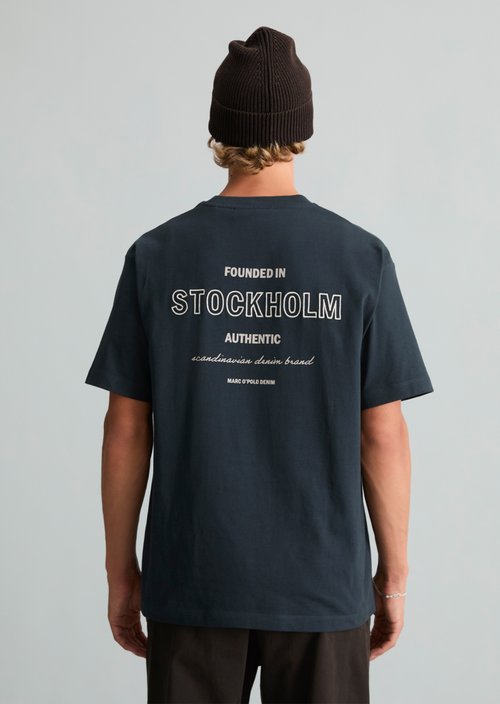 Relaxed-fit T-shirt — Dark Navy