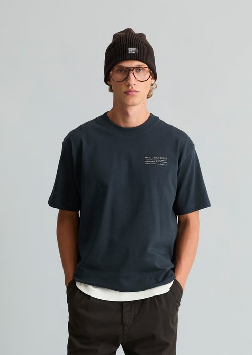 Relaxed-fit T-shirt — Dark Navy