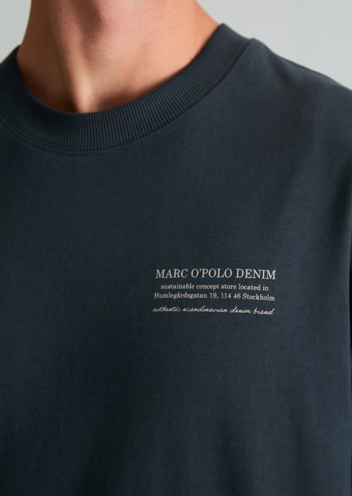 Relaxed-fit T-shirt — Dark Navy