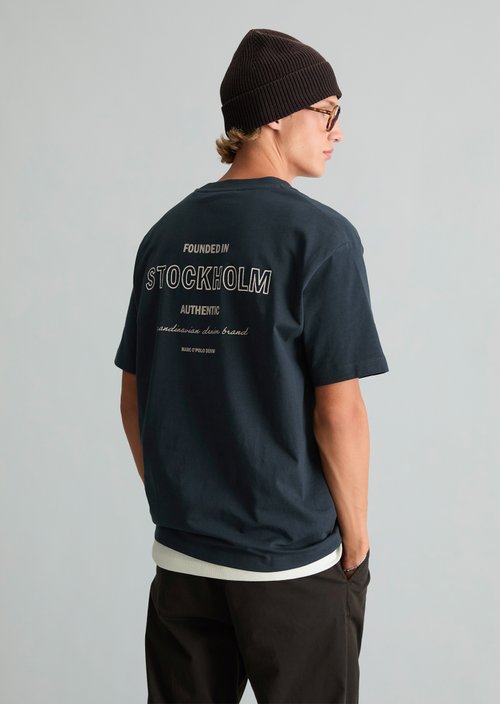 Relaxed-fit T-shirt — Dark Navy