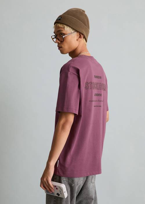 T-shirt ample Grapejuice en vue de face