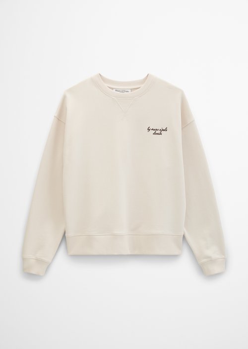 Relaxed-fit sweatshirt — White Blush