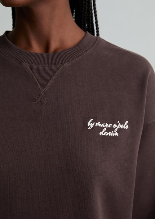 Relaxed-fit sweatshirt — Espresso Brown