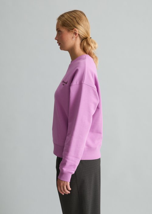 Relaxed-fit sweatshirt — Smoky Grape