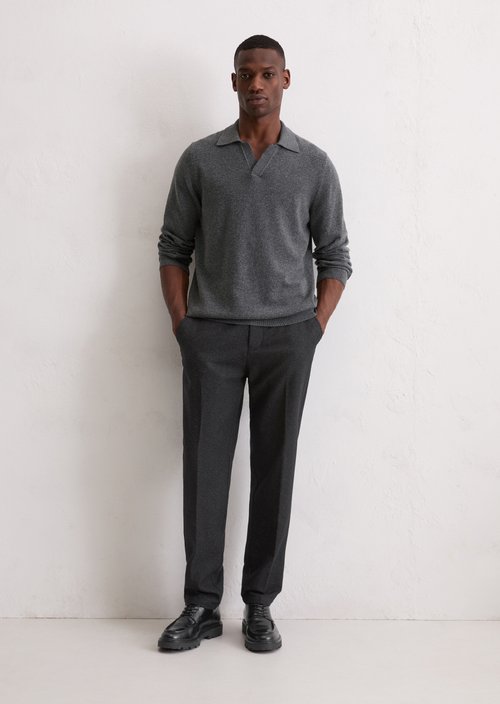 Sweater regular — Graphic Grey Melange