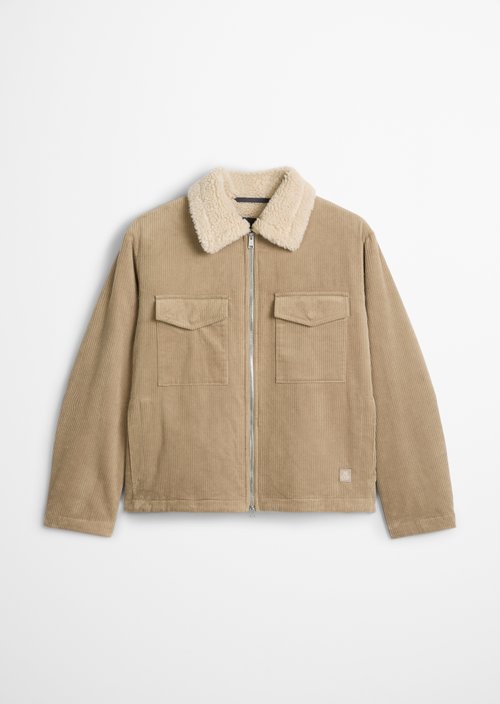 Regular-Fit Corduroy Jacket — Charleston Gray