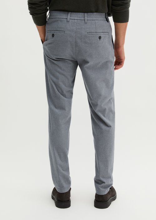 Chino Model Morot Jogger Pleated Tapered — Medium Grey