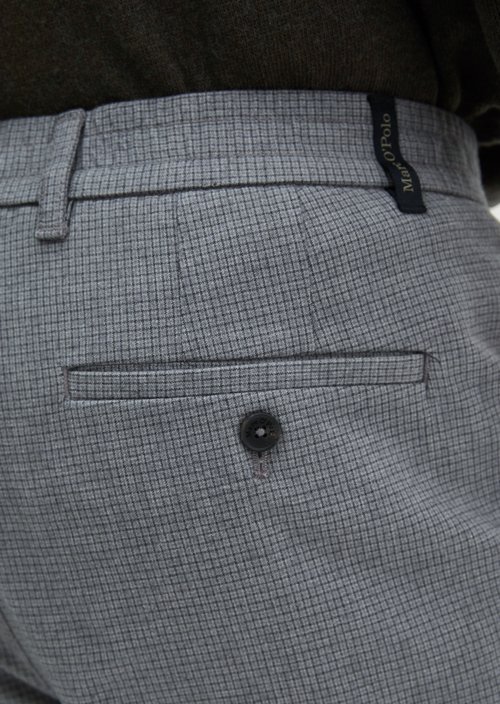 Chino Model Morot Jogger Pleated Tapered — Medium Grey