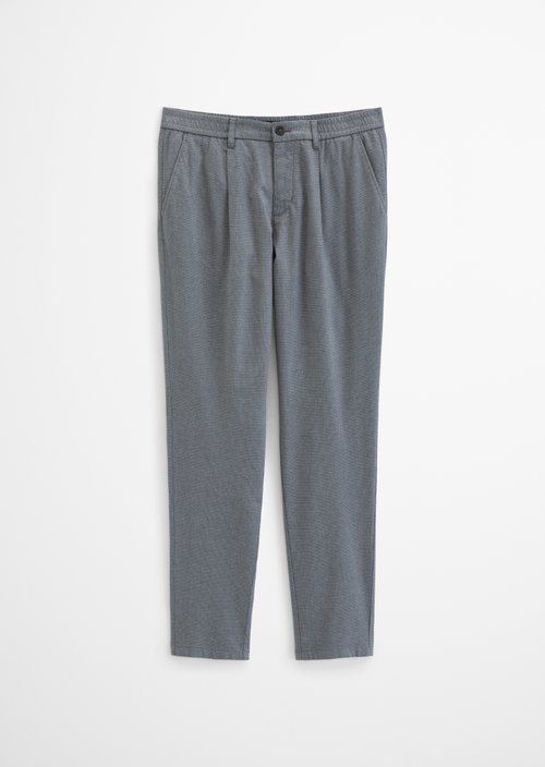 Chino Model Morot Jogger Pleated Tapered — Medium Grey