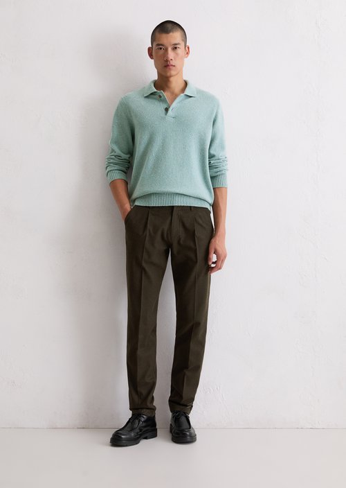 Regular polo-style sweater — Cracked Ice