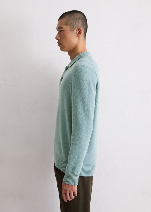 Regular polo-style sweater — Cracked Ice