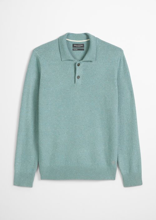 Regular polo-style sweater — Cracked Ice