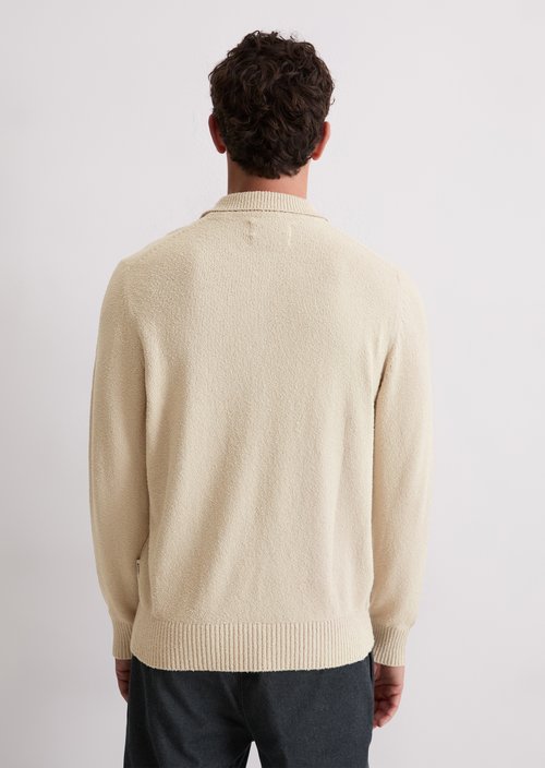 Polo sweater regular — Light Oat