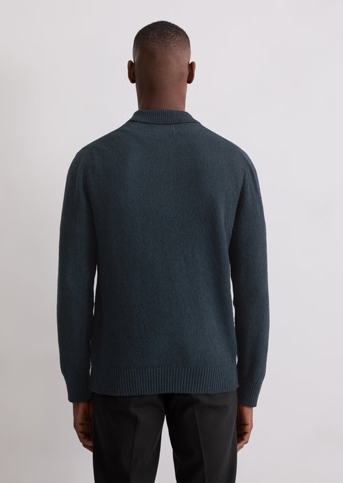 Polo sweater regular — Dark Navy