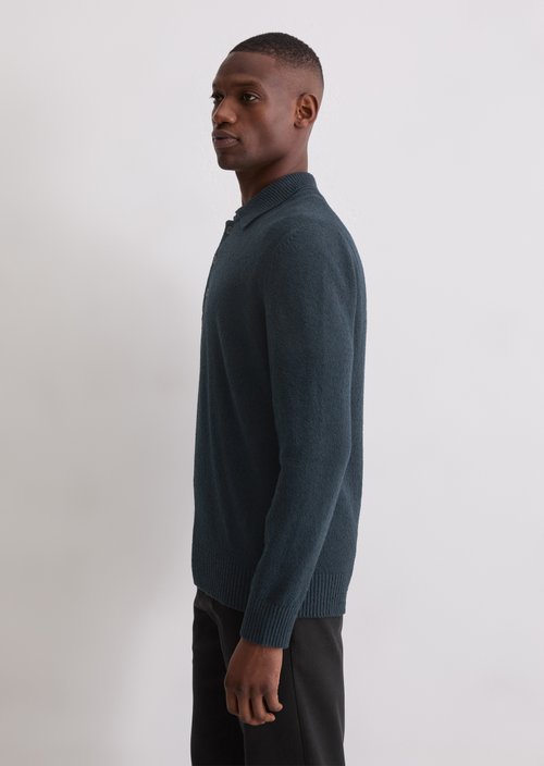 Polo sweater regular — Dark Navy