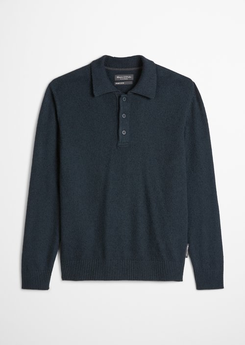 Polo sweater regular — Dark Navy