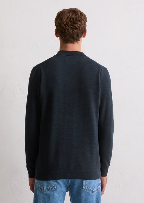 Polo sweater regular — Dark Navy