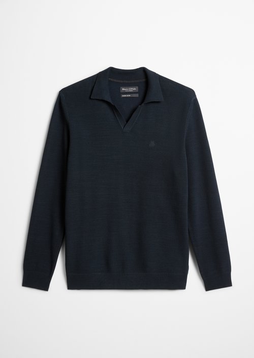 Polo sweater regular — Dark Navy