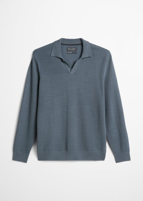 Polo sweater regular — Stormy Blue