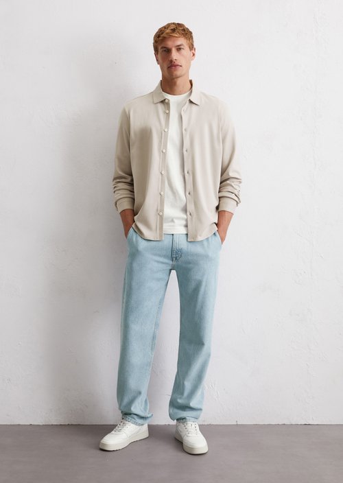 DfC jersey shirt regular — Misty Grey