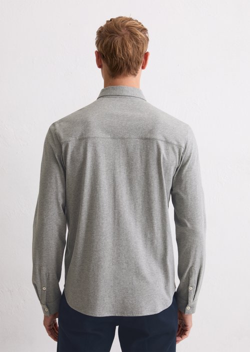 DfC jersey shirt regular — Cloudy Grey Melange
