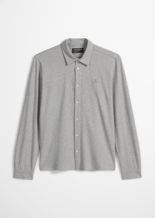 DfC jersey shirt regular — Cloudy Grey Melange